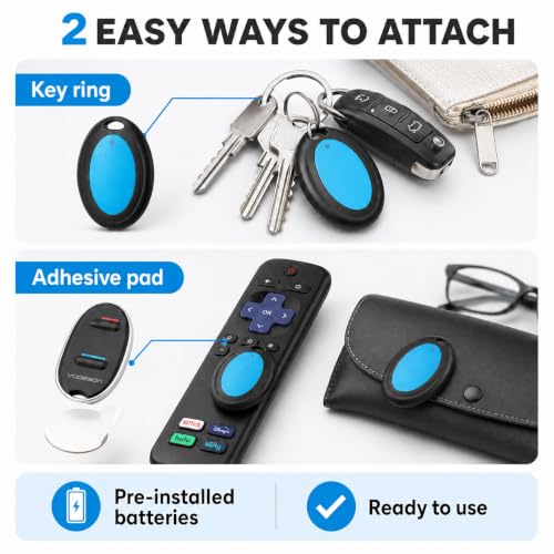 Key Finder Tv Remote Control Finder, No Smartphone Needed Easy To Use Suitable For The Elderly 80Db Rf Locator Device,Key Finders Make Noise Keychain Tracker/Wallet Finder