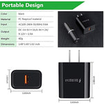 Type C Fast Charger For Moto G Pure/G Stylus 5G 2024/G 5G 2022/G Power 2025 2024/G Play 2024/2023/2021/One 5G Ace/G Fast/G8/G7 Play,18W Quick Charge 3.0 Rapid Wall Charger Adapter+2Pc 6Ft Usb C Cable