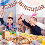 Anime Theme Dragon Happy Birthday Bunting Banner Pre-String With Black Letters Birthday Decoration Banner For Anime Party Supplies