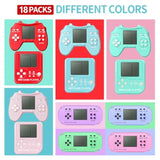 18Pcs Video Game Party Favors For Kids, Mini Game Keychain Arcade Party Favors Birthday Supplies Classroom Prizes For Boys And Girls