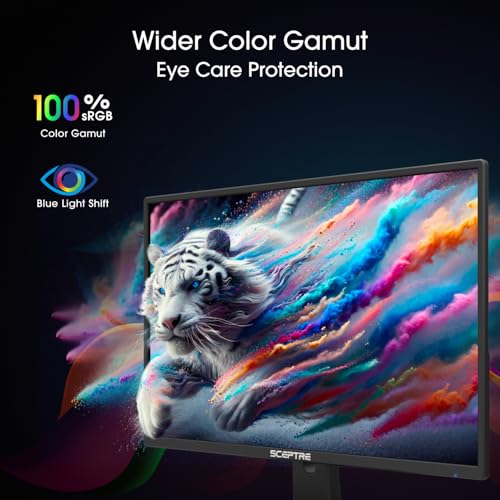 New 27-Inch Prime Monitor 100Hz Hdmi X2 Vga 1Ms 99% Srgb Eye-Care Build-In Speakers, Machine Black 2026 (E275W-19203R Series)