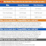 13.3-14" Sleeve, Pu Leather Laptop Case Compatible With New Macbook Air 13.6/Pro/Max M2/M1 A2779 A2442 14, 13.5 Surface 5/4/3/2/1, Compatible With Laptop 2022 Pro 14 Inch