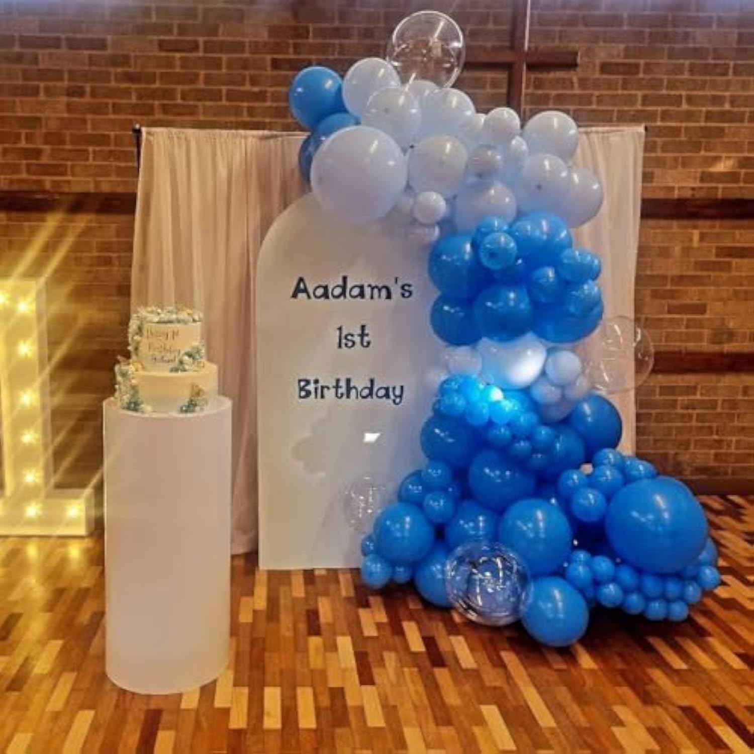 Blue Balloons Arch Kit, 139Pcs Macaron Blue Royal Blue Balloon Garland Kit, 18 12 10 5 Inch Different Size Balloons For Baby Shower Graduation Boys Birthday Ocean Themed Party Decorations