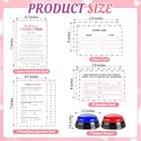 Bridal Shower Friendly Feud Game With 2 Answer Buzzers, Wedding Feud Cards For Family Game Night Fun Trivia Quiz For Bachelorette Party Family Guests Bridemaids