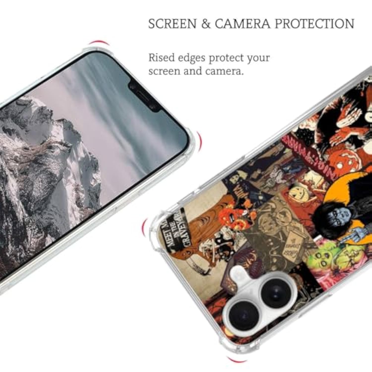 Halloween Collage Case Mystical Collage Art Case For Iphone 16 Plus,Retro Aesthetic Halloween Pumpkin Case For Girls Women Men For Iphone 16 Plus, Unique Trendy Tpu Bumper Cover Case