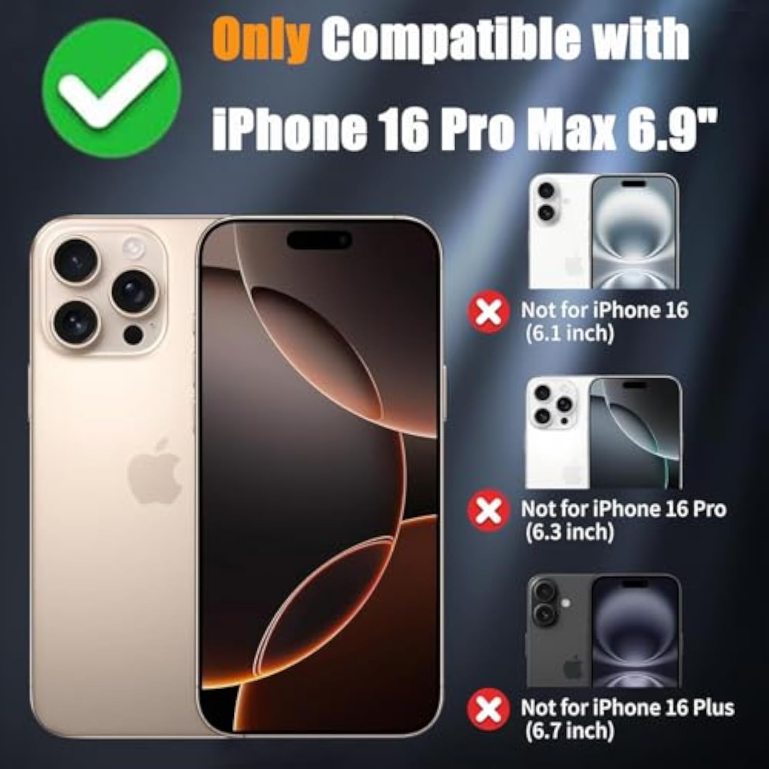 Magnetic Case for iPhone 16 Pro Max with Privacy Screen Protector & Camera Cover Compatible with MagSafe Soft Shockproof Phone Case Protective Bumper Cover for iPhone 16 Pro Max Black