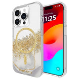 iPhone 15 Pro Case - Karat Marble [12ft Drop Protection] [Compatible with MagSafe] Magnetic Cover with Cute Bling Sparkle for iPhone 15 Pro 6.1",