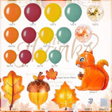 Fall Balloon Arch Kit: Thanksgiving Baby Shower Party Decor (163pcs)