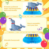 12 Pcs Carnival Party Decorations Circus Theme Party Decorations Carnival Circus Honeycomb Table Centerpieces For Halloween Home Office Birthday Honeycomb Supplies Decor