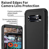 Galaxy S10e Case, 3-Layer Full Body Protection Heavy Duty High Impact Hard Cover Case for Samsung Galaxy S10e, Black