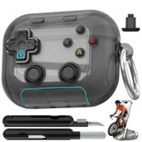 AirPods Pro 3 Case Cover with Safety Lock - Clear Black