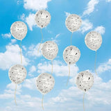 37Pcs Memorial Balloons Set White Remembrance Funeral Celebration Of Life Latex Balloon With Ribbon Miss You Forever Love You Always We Will Never Forget You Decorations