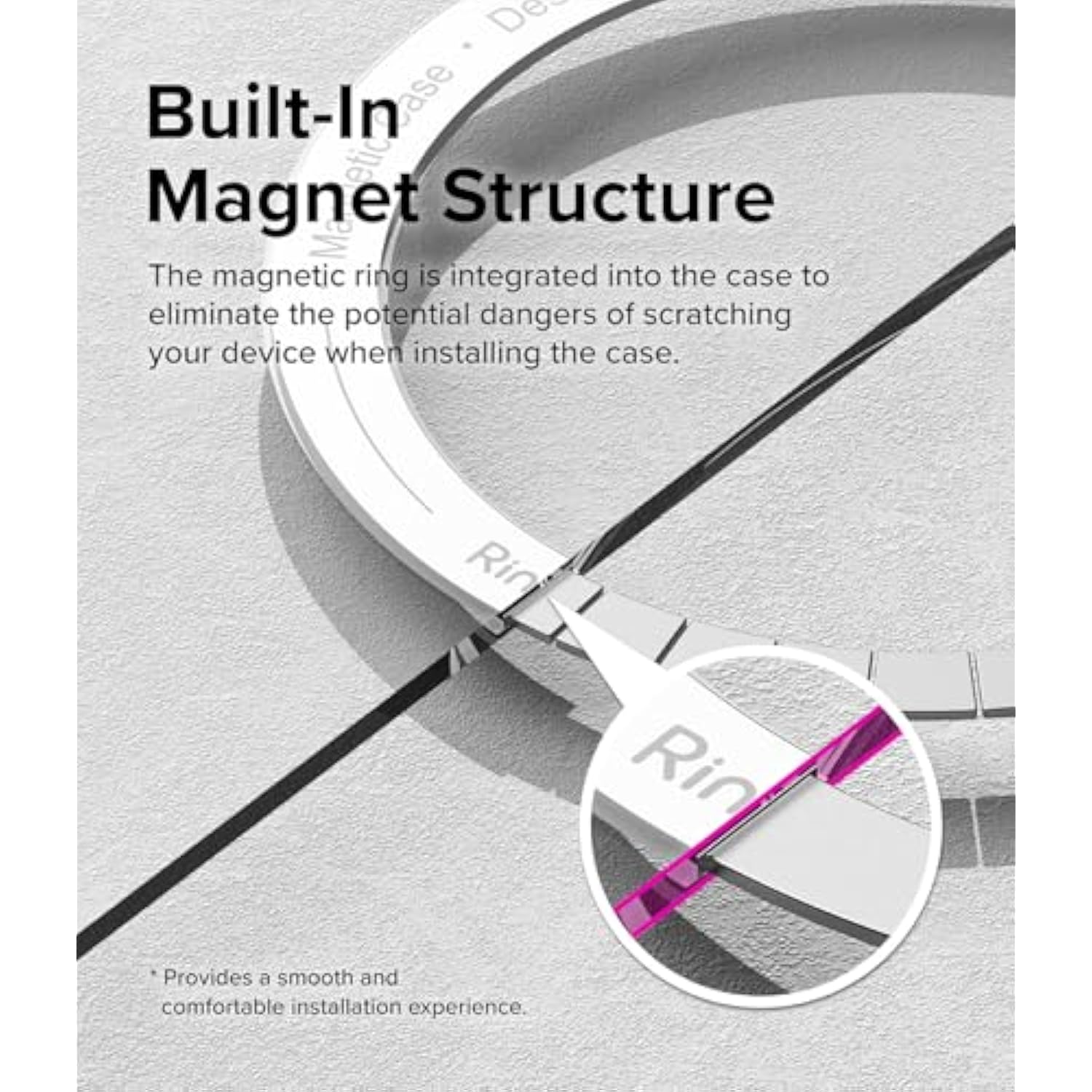 Ringke Fusion [Compatible with MagSafe] Designed for Samsung Galaxy Z Fold 6 Case, Transparent Scratch Resistant Shockproof Bumper Phone Cover - Magnetic Clear