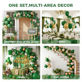 110 PCS Dark Green Balloons, 12 Inch Bright Dark Green Latex
