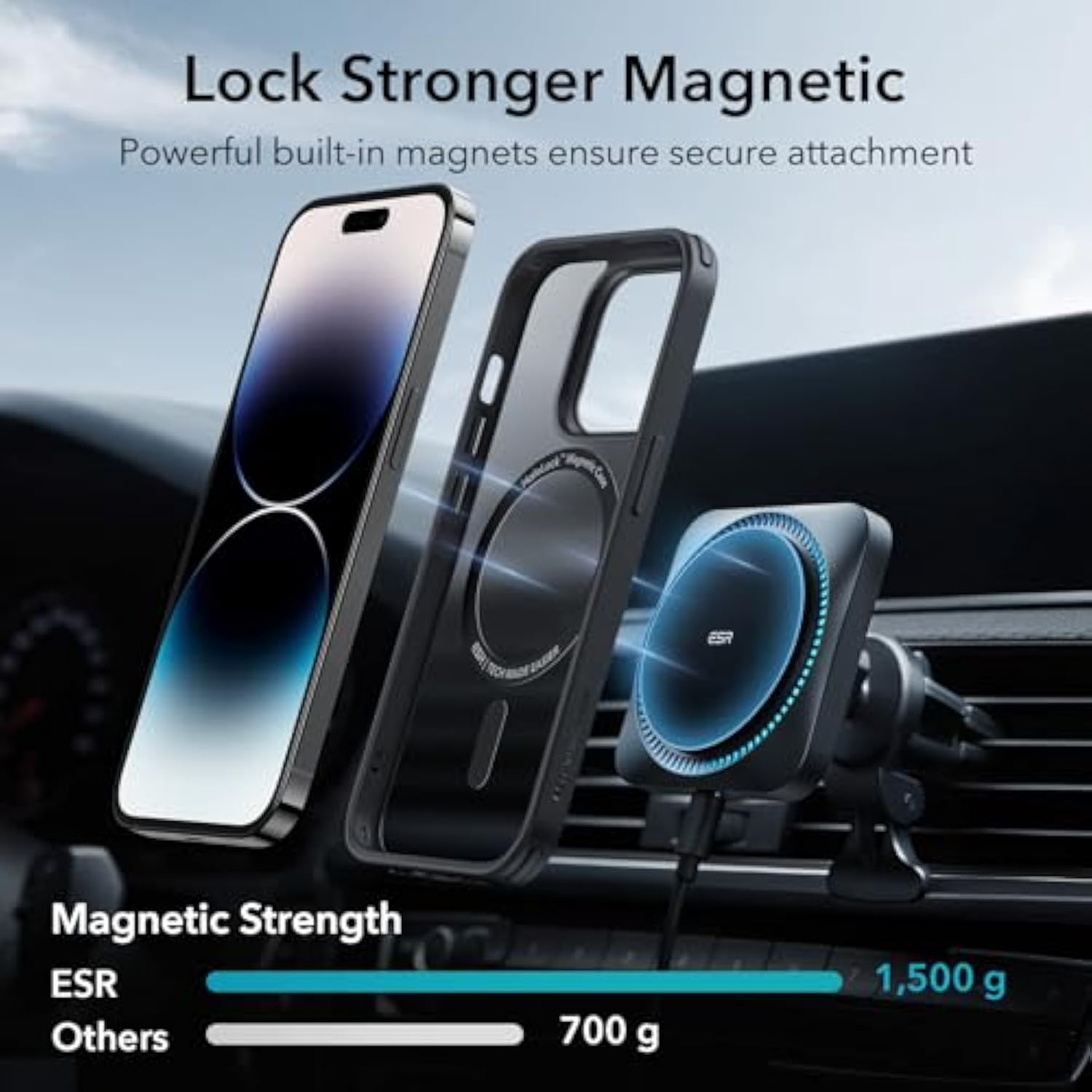 Shockproof Military-Grade Protection Yellowing Resistant Case for iPhone 14 Pro Max
