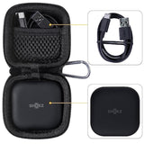 co2CREA Hard Case Replacement for SHOKZ New OpenFit 2 / OpenFit Air/OpenFit Open-Ear True Wireless Bluetooth Headphones with Microphone, Black