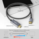 BENFEI DisplayPort to HDMI, DisplayPort (DP) to HDMI 3 Feet Cable Compatible w