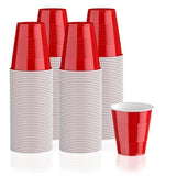 240 Pack 12 Oz Disposable Plastic Cups, Red Party Plastic Cups For Parties, Picnics And Bbq