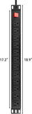 Outlet Extender Surge Protector with Shelf 5 Outlets 4 USB Ports Night Light 1800J White