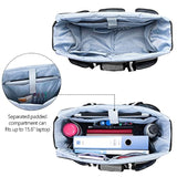 Teacher Bags And Totes For Women, Large Work Utility Bag With Laptop Sleeve For Office, Gray (Bag Only, Patented Design)