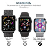 6-Pack Apple Watch 38/40mm TPU Screen Protector Bubble-Free Scratch-Resistant