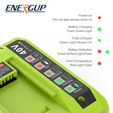 Op4040 40V Replacement For Ryobi 40V Battery 6A, Compatible With 40 Volt Lithium Battery Op4026A Op40201 Op4050A Op4015 Op40261 Op4030 Op40401, With Op401 Ryobi 40-Volt Charger