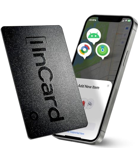 Wallet Tracker Card For Both GoogleS Find Hub And Apple Find My, 5 Years Battery Life Ultra-Thin Android Tracker Card, Ip68 Waterproof Wallet Finder For Passport, Purse,Gags,2 Packs