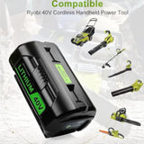 6.5Ah 40 Volt For Ryobi Battery 40V Op4026 Op4050 Op4060 Op40601 Replacement For Ryobi 40V Lithium Battery