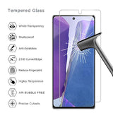 4 Pack Samsung Galaxy Note 20 5G Screen and Camera Glass Protectors 9H