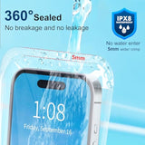 2 Pack Waterproof Phone Pouch [3D Seamless Clear Soft Edges], Waterproof Case For Iphone 15 14 13 Pro Max Plus Galaxy S24 S23 Pixel Up To 7.2" - Ipx8 Dry Bag Beach Cruise Vacation Essentials