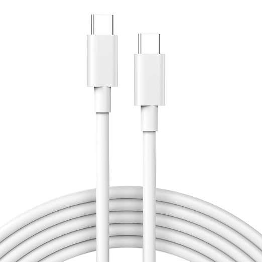 6.6FT USB C to USB C Fast Charging Cable for MacBook iPad Pro iPhone 17 16 15 Samsung Pixel Charger Cord
