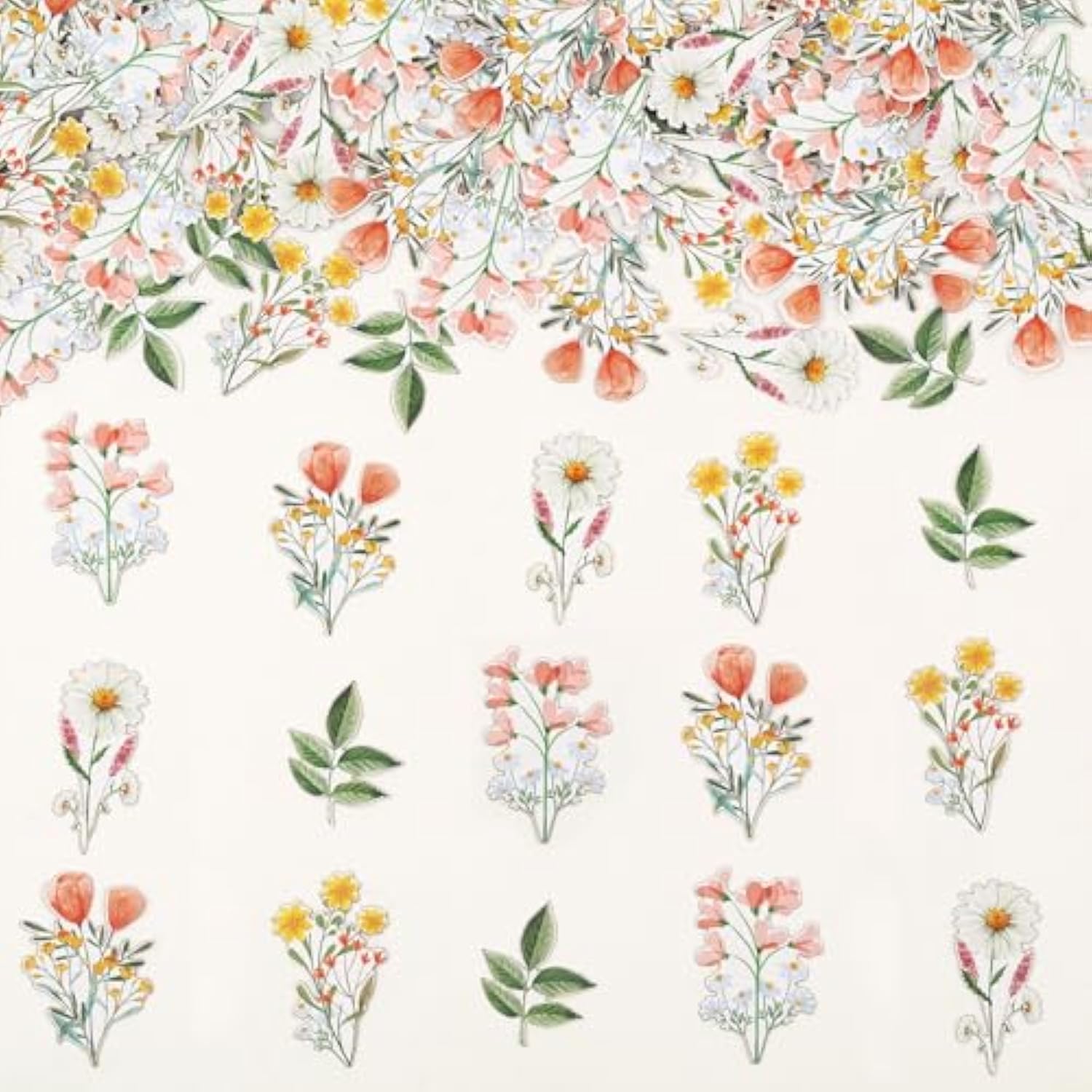 200 Pcs Wildflower Confetti For Girls, Wild Flower Paper Table Scatters, Pink Floral Flowers Table Decorations For Birthday Wedding Bridal Baby Shower Party Supplies
