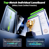 For Iphone 16 Pro Max Screen Protector - [Top 9H+ Tempered Glass] [Zero Bubble] [Auto Dust-Remove] Hd Military Grade 10X Shatterproof Full Coverage Protection Easy Install, 4 Pack