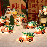 2 Pack Battery Operated Christmas Lights For Tree Decorations?7Ft 20 Leds Farmhouse Truck String Lights For Indoor Chris