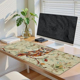 Pretty Owl Gaming Mouse Pad, 31.5"×11.8" Extended Desktop Mouse Pads For Keyboard Laptop Computer, Large Desk Mat With Stitched Edges For Work Office Desk Decor (Elegant Owls)