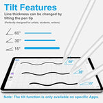 Stylus Pen For Ipad (2025-2018), Pencil For Ipad 11Th A16/10/9/8/7/6 Gen, Air 11"/13"(M3) 2025 And (M2) 2024/5/4/3 Gen, Pro 11"/13"(M4)&12.9 Inch, Mini 7 A17 Pro/6/5, Palm Rejection, Tilt Feature