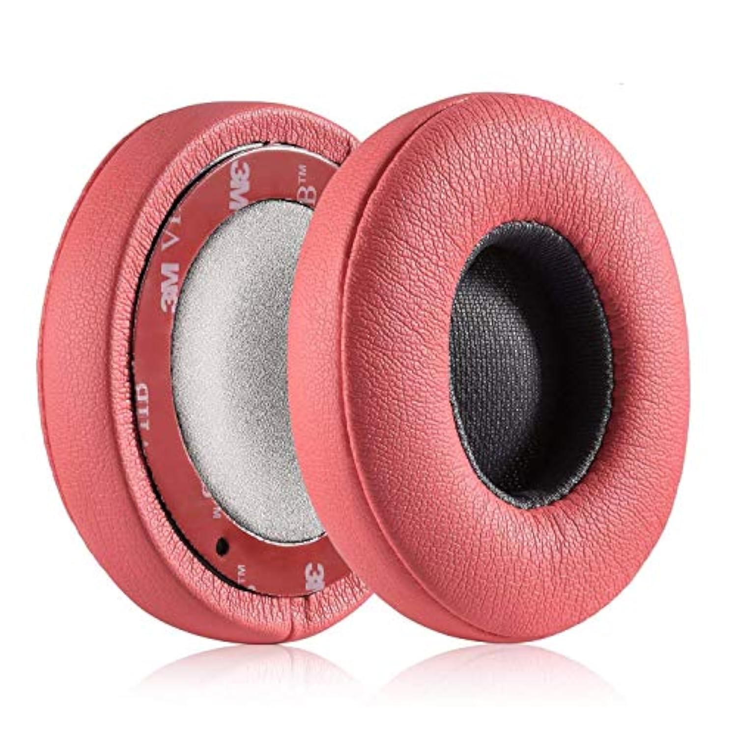 Solo 2/3 Wireless Earpads - Replacement Ear Cushion Cover Pad Compatible For Beats By Dr. Dre Solo3.0 Solo 2.0 Wireless On-Ear Headphones (Pink/Psychedelic Red)