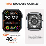 2-Pack Bling Case with Screen Protector for Apple Watch Series 11 46mm