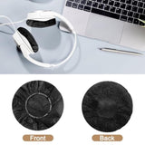 100Pcs Black Non-Woven Sanitary Headphone Ear Cover, Disposable Super Stretch Covers Washable, For Most On Ear Headphones Earpads (13 Cm/ 5.12 Inch)