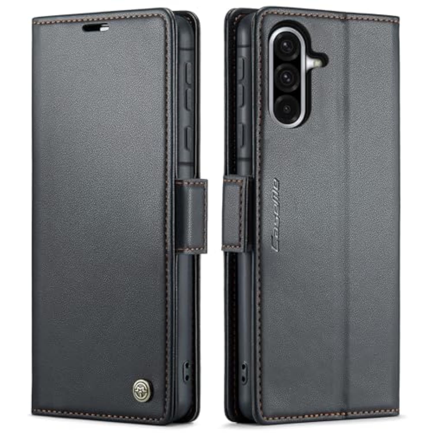 Wallet Case For Samsung Galaxy A36 5G, Pu Leather Magnetic Flip Case With Rfid Blocking Card Holder Kickstand For Women Men, Shockproof Durable Protective Phone Cover For Galaxy A36 5G (Black)