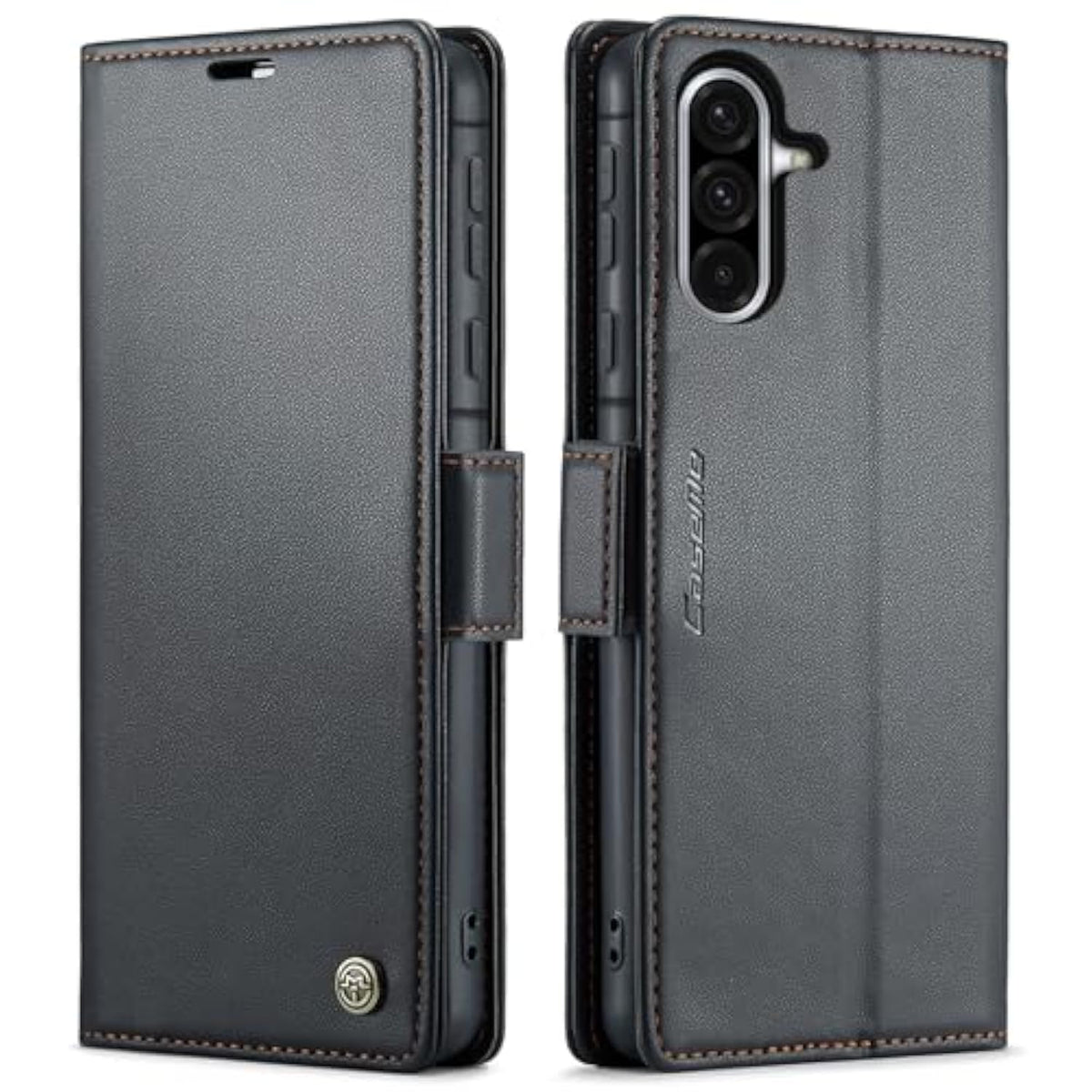 Wallet Case For Samsung Galaxy A36 5G, Pu Leather Magnetic Flip Case With Rfid Blocking Card Holder Kickstand For Women Men, Shockproof Durable Protective Phone Cover For Galaxy A36 5G (Black)