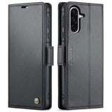 Wallet Case For Samsung Galaxy A36 5G, Pu Leather Magnetic Flip Case With Rfid Blocking Card Holder Kickstand For Women Men, Shockproof Durable Protective Phone Cover For Galaxy A36 5G (Black)