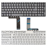 Keyboard Replacement Compatible With Lenovo Ideapad 3-15Ada 3-15Are 3-15Igl 3-15Iml 330S-15Arr 330S-15Ast 330S-15Ikb S340-15Api S340-15Iwl.V130-15Igm V130-15Ikb Us Layout Grey No Frame