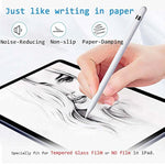 Soft Paperfeel Damping Tips Replacement Compatible With Apple Pencil 1St Gen & 2Nd Gen, Noise Reducing Pen Nibs For Ipad Pro(2 Pcs)
