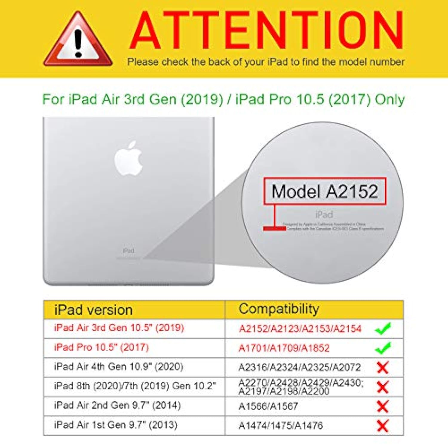 Fintie Magnetic Stand Case for iPad Air 10.5" (3rd Generation) 2019 / iPad Pro