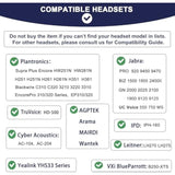 Ear Cushions For Plantronics Headset Replacement Ear Pads Compatible With Plantronics Hw251N Hw261N Hw510 Hw520 Blackwire C320 3210 3220 3320 Jabra Biz 1500 Gn2000 Pro 920 9450 Headphones (4 Pack)