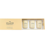 3 Candle Luxe Box Gift Set | Ocean Stone | Lavender Ember | Coastal Santal | 3.5Oz Each | Poured In The Usa |