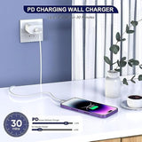 Iphone Charger Cord 6Ft,3Pack?Apple Mfi Certified? Usb C Iphone Fast Charger Phone Charging Travel Plug Charger Block Quick Apple Cord Lightning Cable For Iphone 14/13/12/11 Pro Max/Xr/X/Xs/Se2022