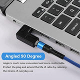 Right Angle Usb C To Micro Usb Adapter, 90 Degree Type C Male To Micro 5Pin Usb Female Charging And Data Transfer Connector Converter Adapter - 2 Pcs/Black