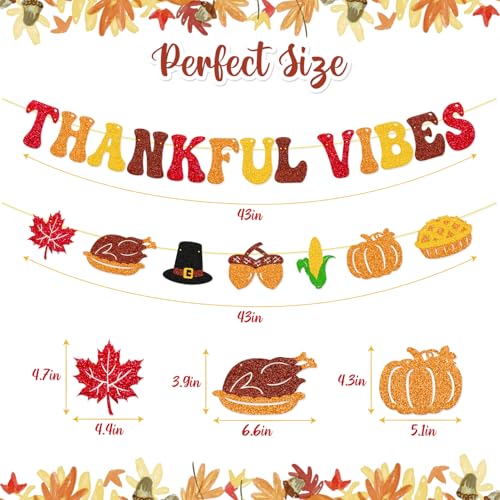 60 Inch Round Fall Thanksgiving Tablecloth, Vintage Pumpkin Turkey Sunflower Harvest Border Round Table Cover, Christmas Holiday Waterproof Polyester Table Cloth for Dinner Kitchen Home Party